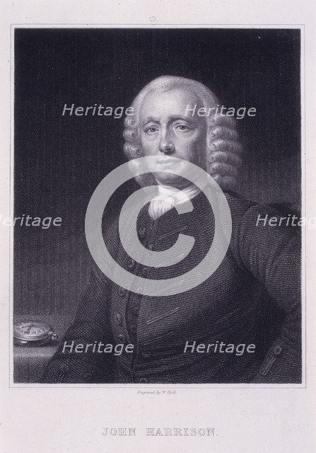 John Harrison, c1835. Artist: William Holl