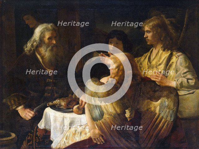'Abraham and the Three Angels', 1630s.  Artist: Rembrandt Harmensz van Rijn    