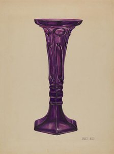 Vase, c. 1937. Creator: Janet Riza.