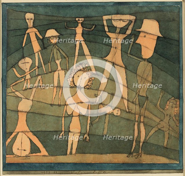 Open-Air Sport, 1923. Creator: Paul Klee.