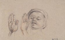 Boy Clapping Hands, c1825-1849. Creator: William Allan.