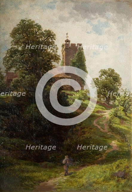 Wigmore Church, near Ludlow, 1880. Creator: Samuel Henry Baker.