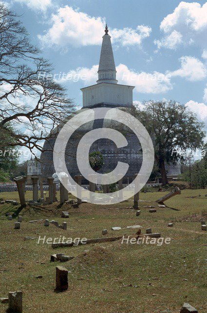 Ruvanvaliseya at Anuradhapura, 2nd century. Artist: Unknown