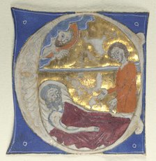 Historiated Initial Excised from a Bible, 1200s. Creator: Unknown.