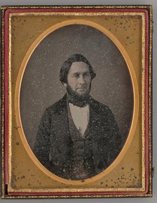 Untitled (Portrait of Thomas Preston), 1855. Creator: E. H. Hale.