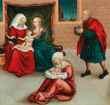 The Holy Kinship, 1528. Creator: Krodel (Crodel), Wolfgang, the Elder (ca. 1500-ca. 1561).