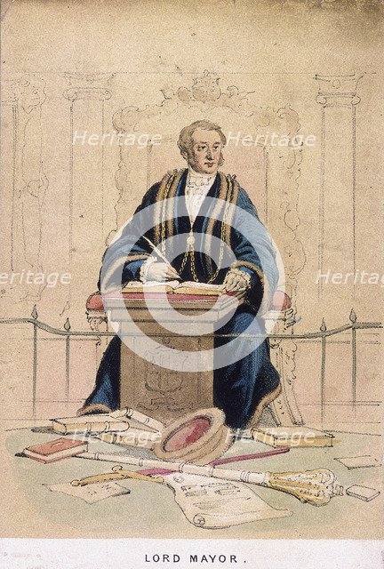 A Lord Mayor, 1855. Artist: Day & Son