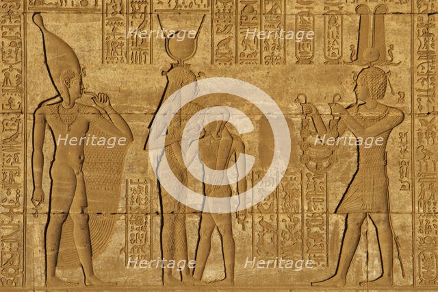 Roman Birth House of Mammisi, Temple complex, Dendera, Egypt, 68-117 AD.  Creator: Unknown.