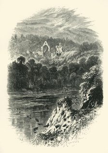 'Dryburgh Abbey', c1870.