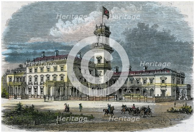 Government House, Melbourne, Victoria, Australia, c1880. Artist: Unknown