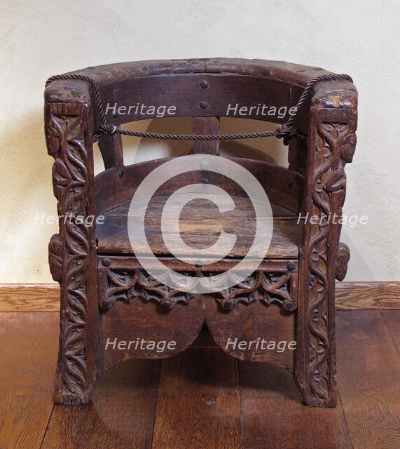 Chair, Italian, 15th century. Creator: Unknown.