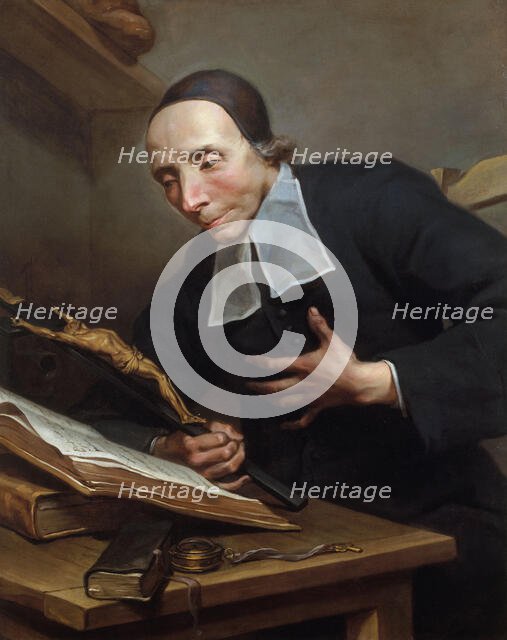 Father Tournus (1672-1733) in prayer, c1725. Creator: Jean Restout.