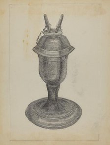 Lamp, 1935/1942. Creator: Carl Weiss.