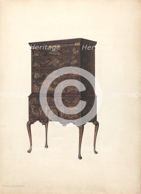 Highboy, c. 1940. Creator: M. Rosenshield-von-Paulin.