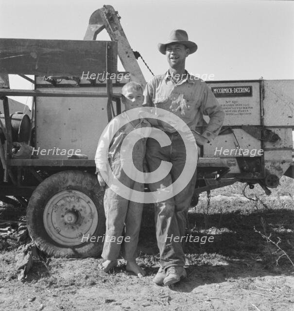 George Cleaver, new farmer, has five boys, Malheur County, Oregon, 1939. Creator: Dorothea Lange.