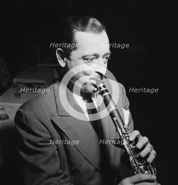 Portrait of Tony Parenti, Jimmy Ryan's (Club), New York, N.Y., ca. Aug. 1946. Creator: William Paul Gottlieb.