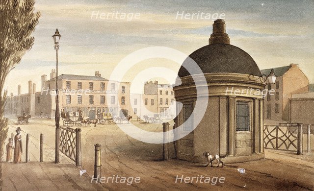 The Turnpike on New Kent Road, Southwark, London, (1825?). Artist: G Yates
