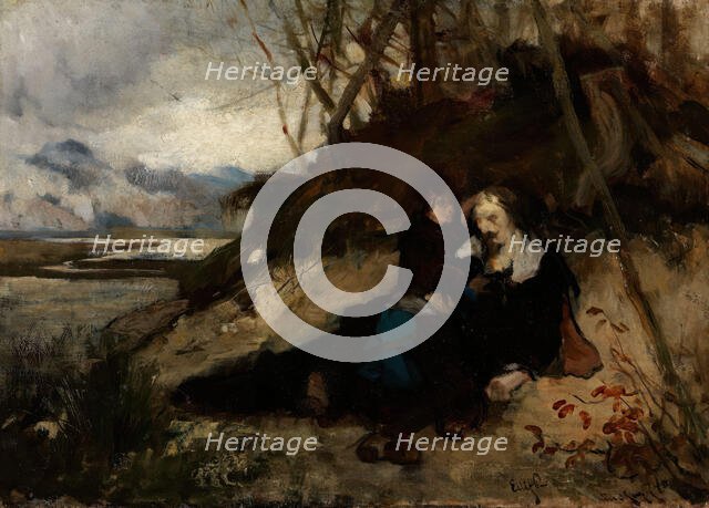 The Death of Corfitz Ulfeldt, 1874. Creator: Eilif Peterssen.