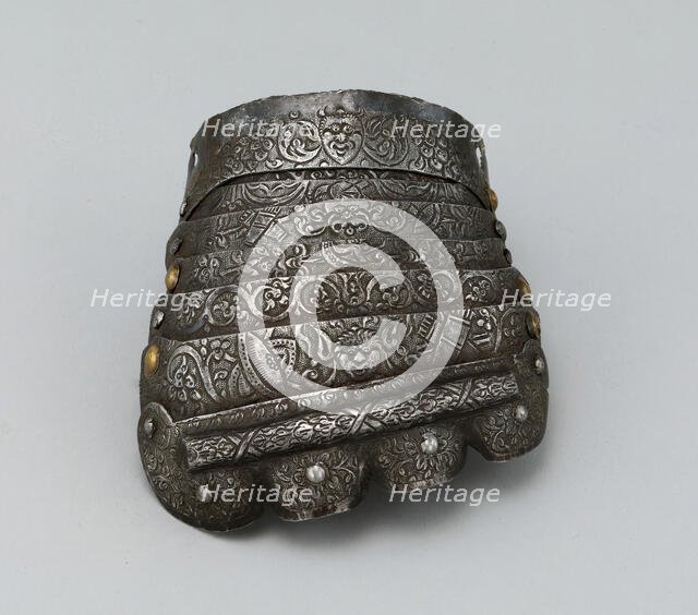 Lames (eight) of a Left Gauntlet, Italy, c. 1550/60. Creator: Unknown.