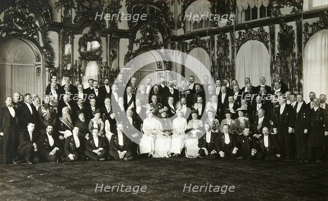 Sitting of the committee of Grand Duchess Tatiana Nikolaievna of Russia, early 20th century. Artist: Unknown
