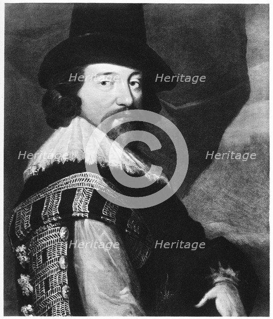 Francis Bacon, 1st Viscount St Albans, English philosopher, statesman and essayist, 19t Artist: Unknown