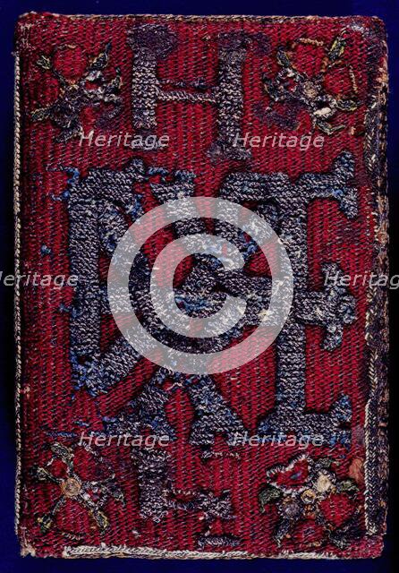 Embroidered back cover of prayer book, 1545.  Creator: Unknown.