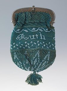 Coin purse, American, 1830-50. Creator: Unknown.