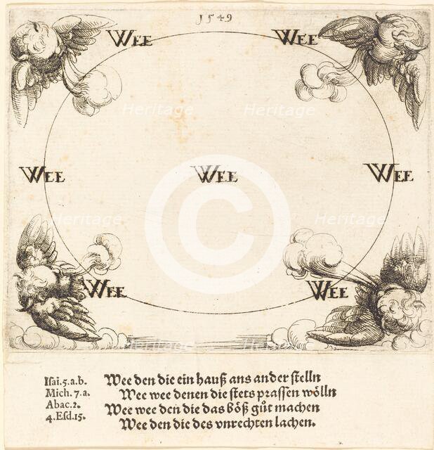 Woe is Pronounced on the Scribes and Pharisees, 1549. Creator: Augustin Hirschvogel.