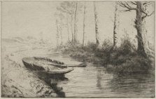 The Canal, Morning. Creator: Alphonse Legros (French, 1837-1911).