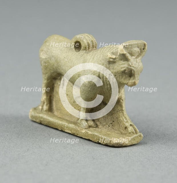 Amulet of the Apis Bull, Egypt, Late Period, Dynasties 26-31 (664-332 BCE). Creator: Unknown.