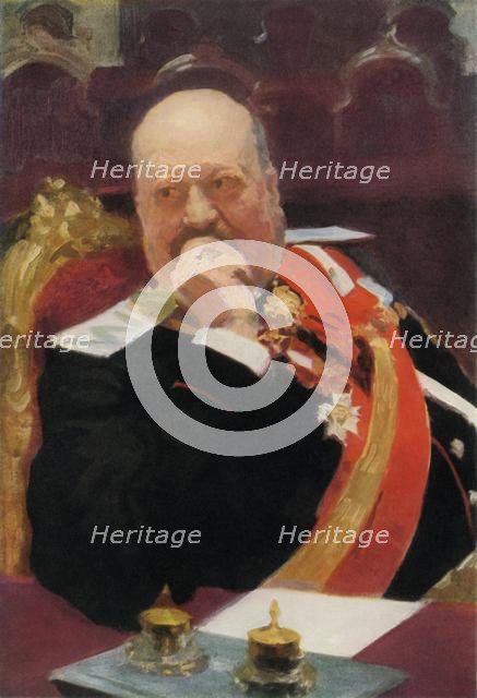 'Portrait of A. P. Ignatiev', 1902, (1965). Creator: Il'ya Repin.