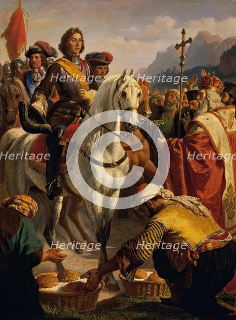 Prince Eugene's journey to Bosnia in 1697, 1864. Creator: Carl von Blaas.