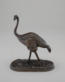 Walking Ostrich, model 19th century. Creator: Unknown.