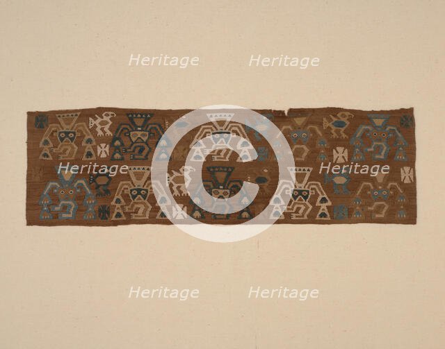 Fragment, Peru, A.D. 1000/1476. Creator: Unknown.