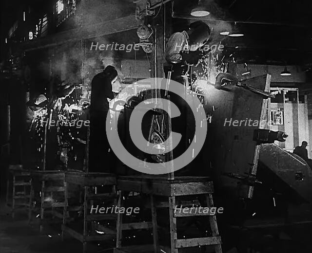 Munitions Being Made at an American Factory, 1943. Creator: British Pathe Ltd.