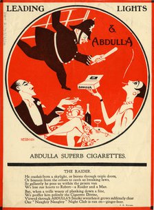 Abdulla Cigarettes, 1920s. Artist: Nerman