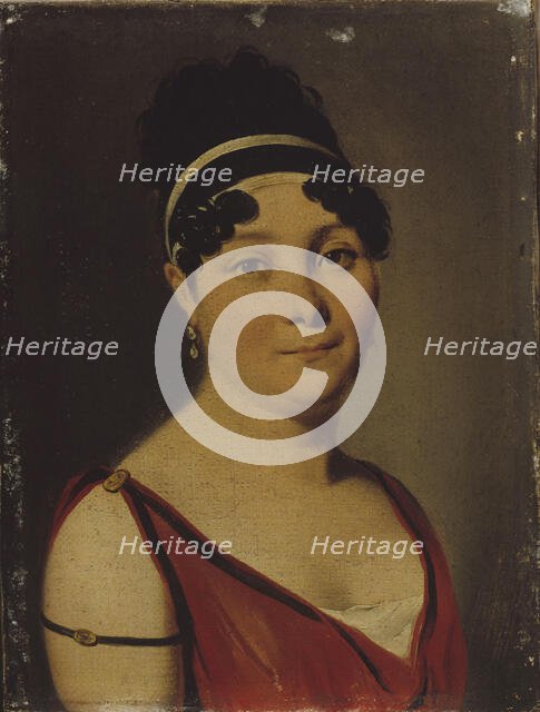Portrait of the opera singer Caroline Branchu (1780-1850), c. 1810. Creator: Boilly, Louis-Léopold (1761-1845).