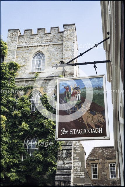 The Stagecoach Public House, Castle Green, Taunton, Somerset, 1978. Creator: Dorothy Chapman.