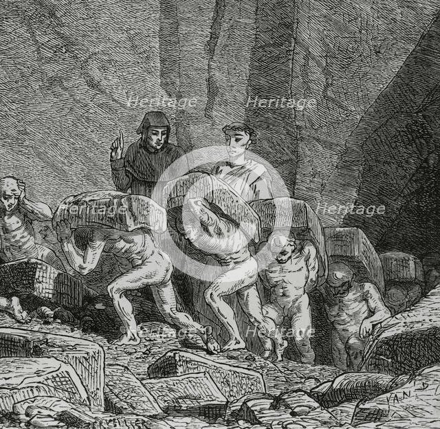 The Divine Comedy, (1307-1321): Purgatory, 1888.  Creator: Jean Edouard Dargent.