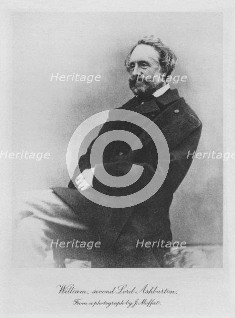 'William, second Lord Ashburton', (early 20th century). Creator: J. J. Waddington.