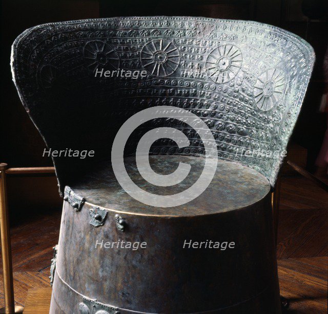 Etruscan Bronze Funerary Chair, 7th century BC. Artist: Unknown.