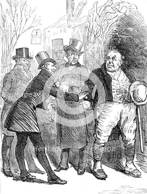 The General Election: canvassing - old style, 1880. Creator: Unknown.