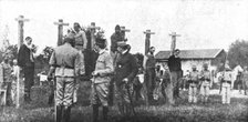 'Le debut des operations ; Les victimes a venger: pendaison de civils serbes, en mars 1916, a Krouch Creator: Unknown.