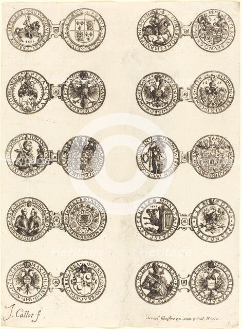 Coins [plate 5]. Creator: Jacques Callot.