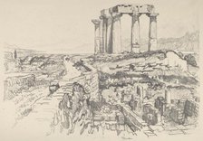 Corinth, towards the Gulf, 1913. Creator: Joseph Pennell.