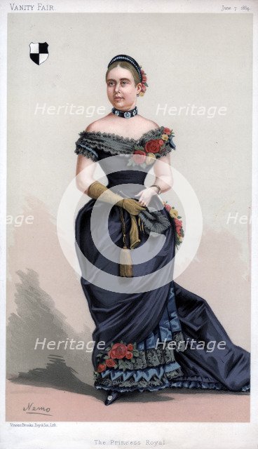 'The Princess Royal', 1884. Artist: Vincent Brooks