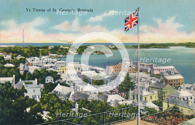 'Ye Towne of St. George's, Bermuda', early 20th century. Creator: Unknown.