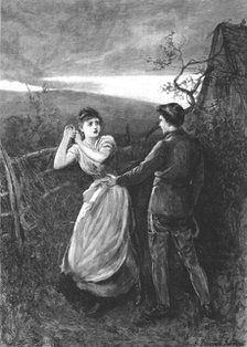 Scene from "Tess of the D'Urbervilles", by Thomas Hardy, 1891. Creator: Hubert von Herkomer.