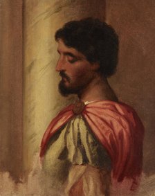 Roman Soldier. Copy of a fragment of the painting 'The Massacre of the Innocents' by Veronese, 1864. Creator: Artur Grottger.