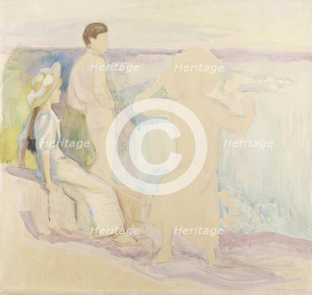 Sarvikallio, sketch, 1910-1912. Creator: Eero Jarnefelt.